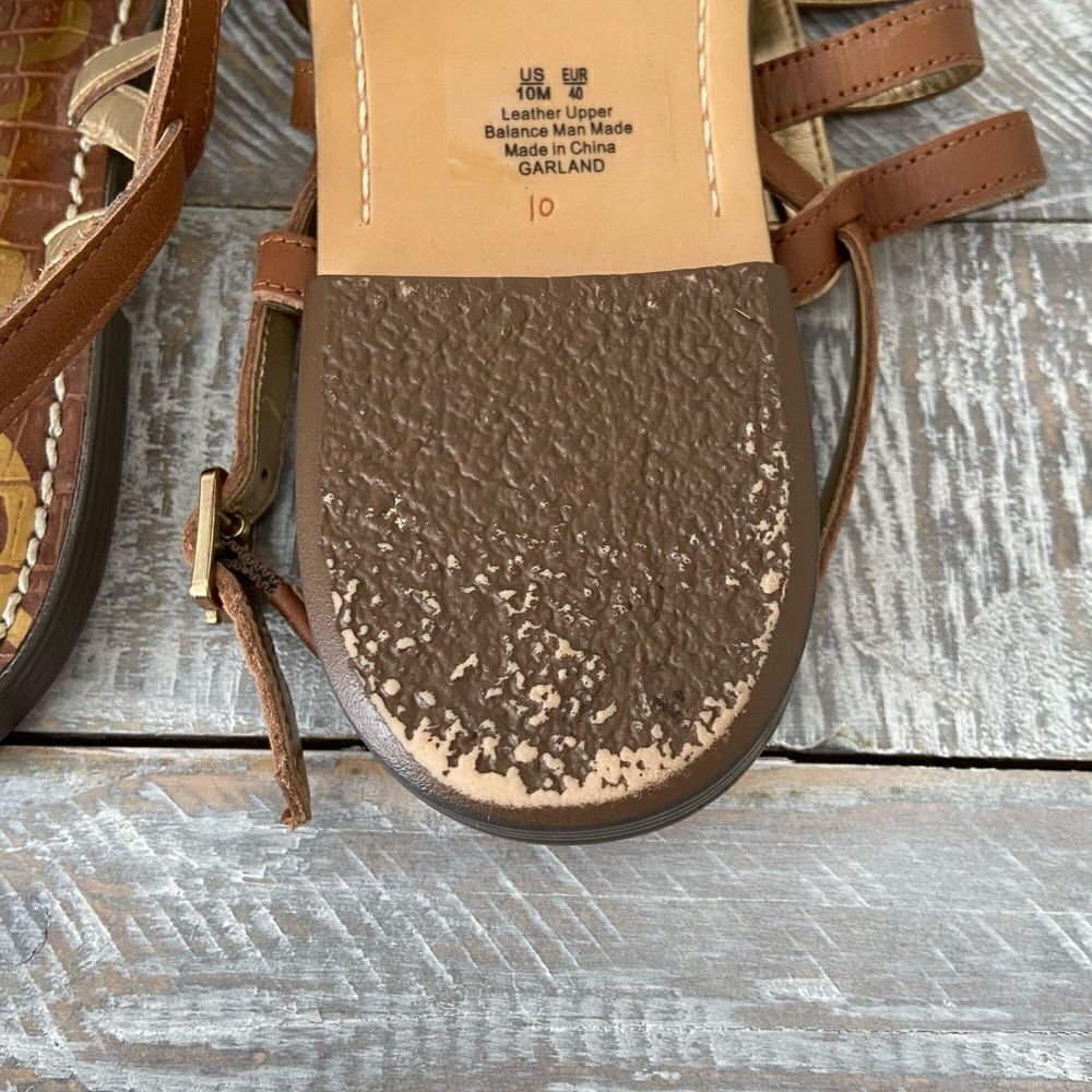 Sam Edelman-Garland Leather Cage Sandals (Size:10) - Picture 7 of 8